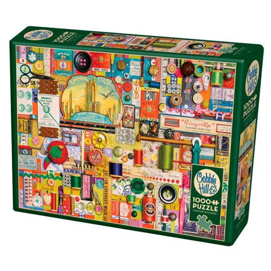 Cobble Hill Sewing Notions Puzzle 1000 pièces