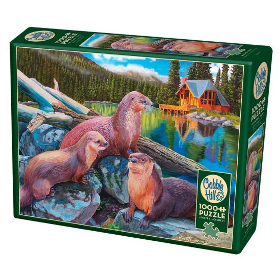 Cobble Hill River Otters Puzzle 1000 pièces