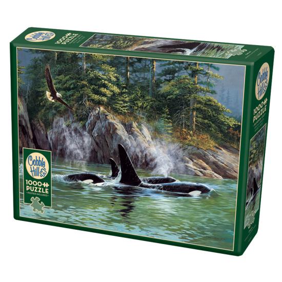 Cobble Hill Orcas Puzzle 1000 pièces Cobble Hill Orcas Puzzle 1000 pièces