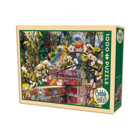 Cobble Hill Blue Birds in the Yard Puzzle 1000 pièces