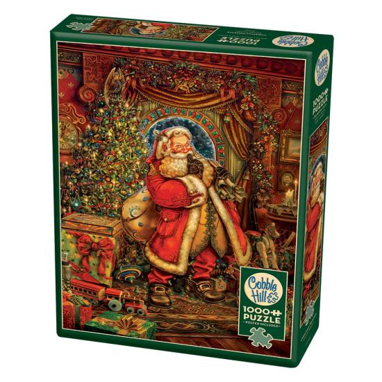 Puzzle Cobble Hill Père Noël, Noël 1000 pièces