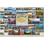Puzzle Cobble Hill Parcs nationaux des États-Unis de 2000 pièces