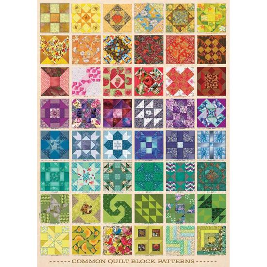 Cobble Hill Motifs de courtepointe typiques Puzzle 1000 pièces