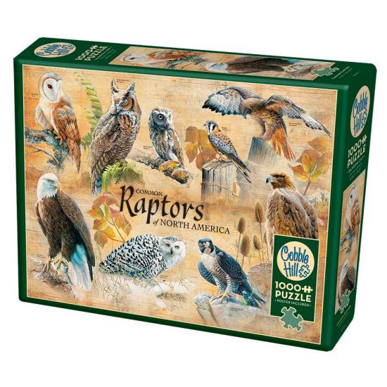 Cobble Hill Raptors nord-américains Puzzle 1000 pièces