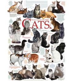 Cobble Hill Cat Breeds Puzzle 1000 pièces