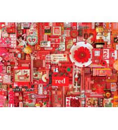 Puzzle 1000 pièces Cobble Hill rouge