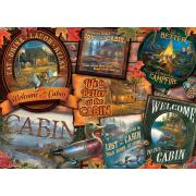 Cobble Hill Cabin Signs Puzzle 1000 pièces