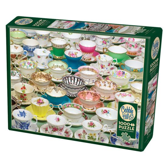 Cobble Hill Tasses à thé Puzzle 1000 pièces Cobble Hill Tasses à thé Puzzle 1000 pièces