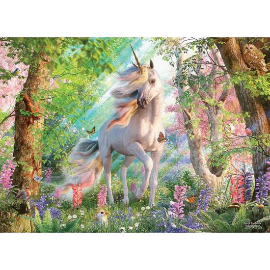 Puzzle Cobble Hill Licorne dans la forêt XXL 500 pièces