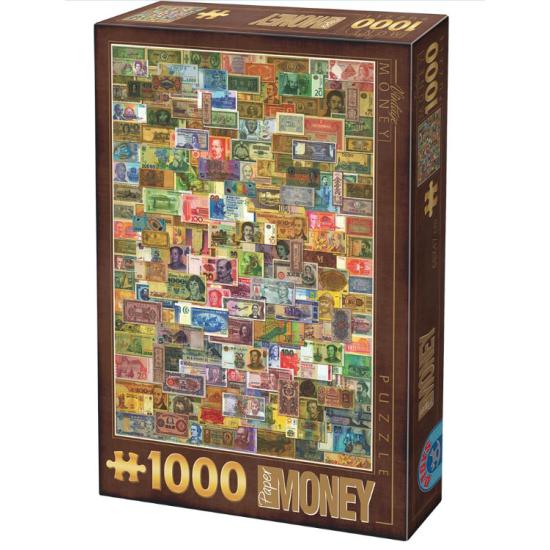 Puzzle D-Toys Billets de 1000 Pièces