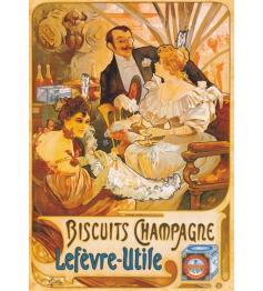 D-Toys Biscuits Champagne Lefevre-Utile Puzzle 1000 pièces
