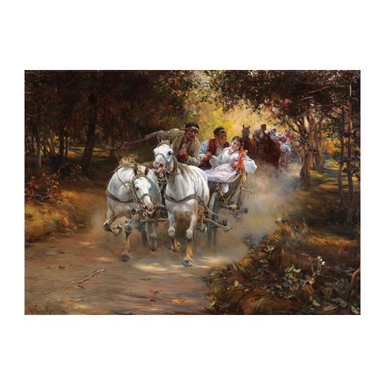 D-Toys Puzzle 1000 pièces Mariage champêtre