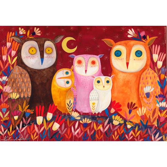 D-Toys Hiboux I Puzzle 1000 pièces