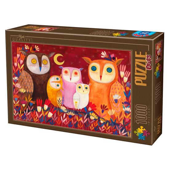 D-Toys Hiboux I Puzzle 1000 pièces