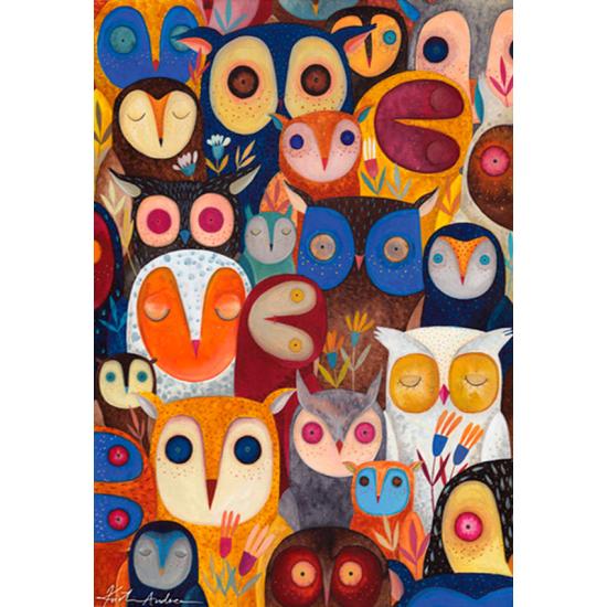 D-Toys Hiboux II Puzzle 1000 pièces