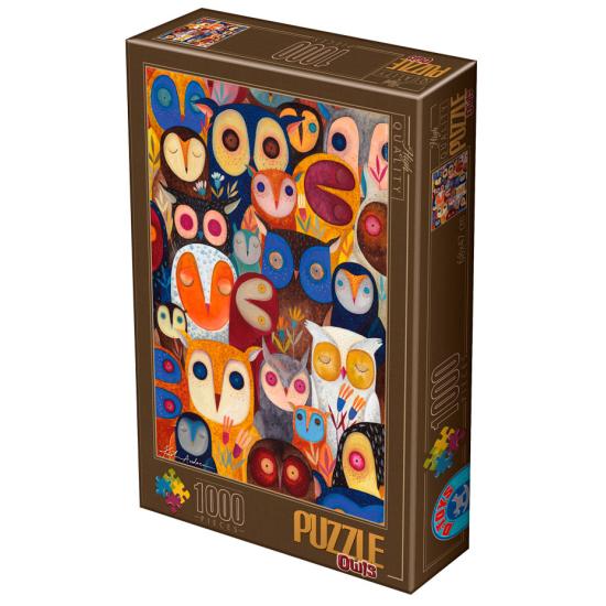 D-Toys Hiboux II Puzzle 1000 pièces