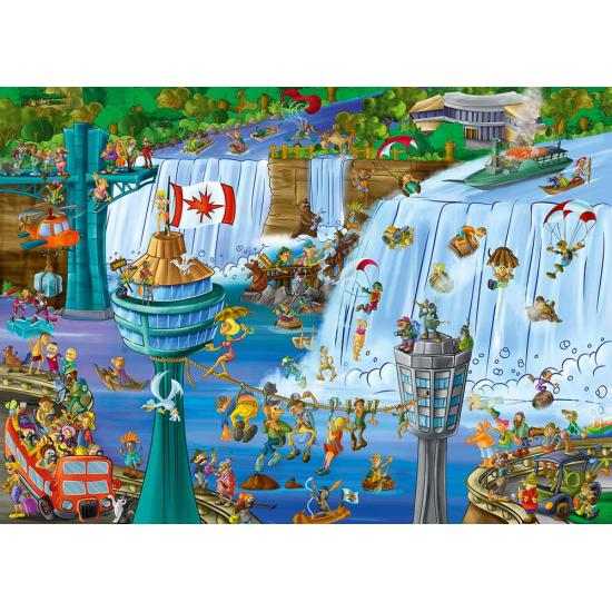 D-Toys Dessin animé, Niagara Falls Puzzle 1000 pièces