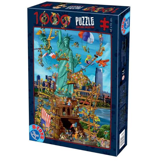 D-Toys Puzzle dessin animé New York 1000 pièces