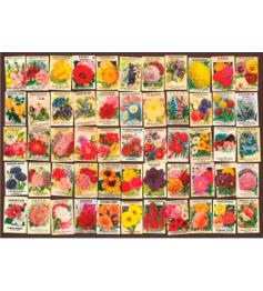 D-Toys Puzzle Collage Vintage Fleurs 1000 pièces