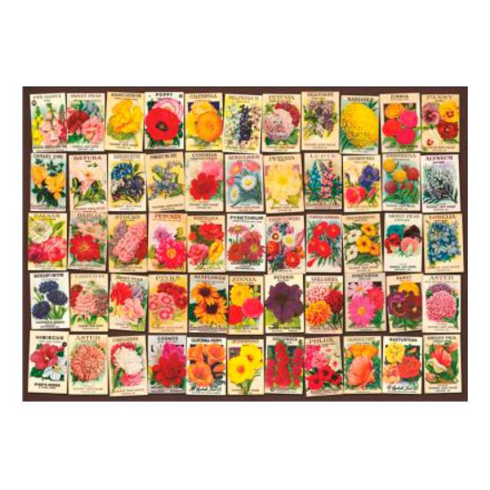 D-Toys Puzzle Collage Vintage Fleurs 1000 pièces