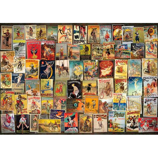 D-Toys Puzzle Collage Vintage, Roues 1000 pièces