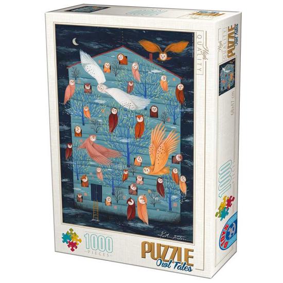 Puzzle D-Toys La Maison des Hiboux 1000 Pièces Puzzle D-Toys La Maison des Hiboux 1000 Pièces