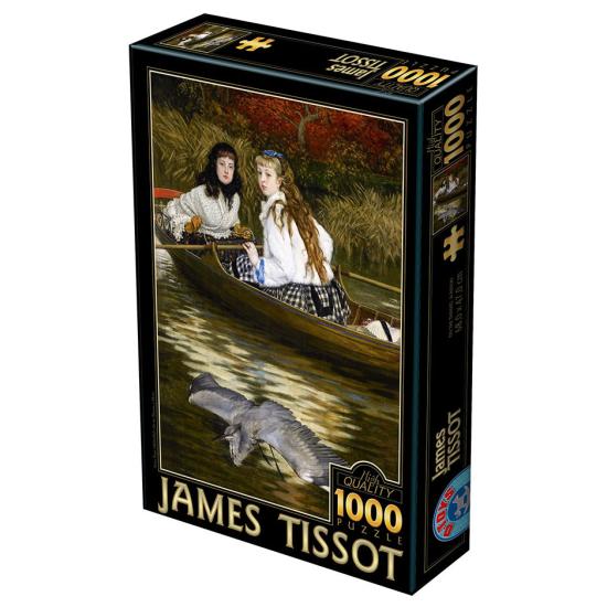 Puzzle D-Toys Sur la Tamise, Un Héron 1000 Pièces