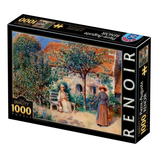 D-Toys Puzzle Scène de jardin en Bretagne 1000 pièces