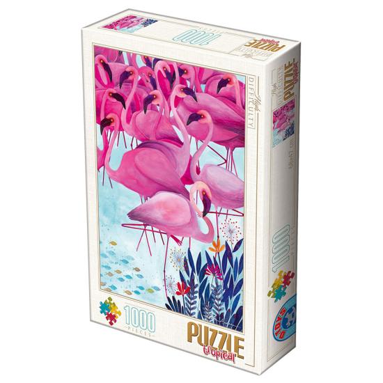 D-Toys Puzzle Flamants roses 1000 pièces