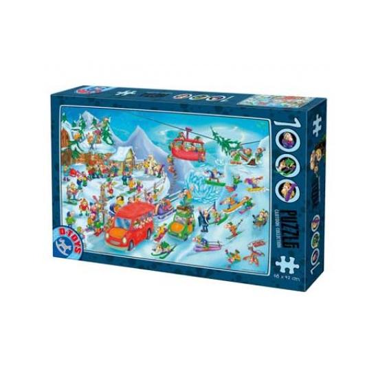 Puzzle D-Toys Snow Cartoon 1000 pièces