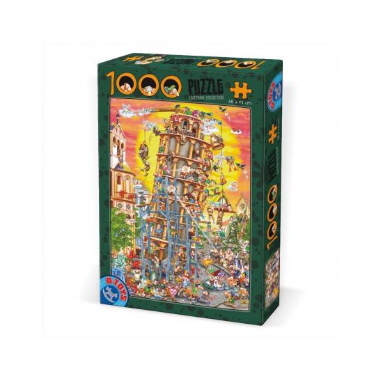 D-Toys Pise Cartoon Puzzle 1000 pièces