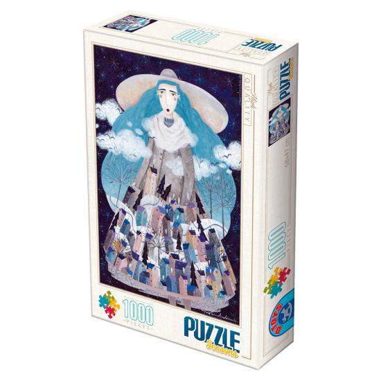 D-Toys Puzzle Hiver 1000 pièces