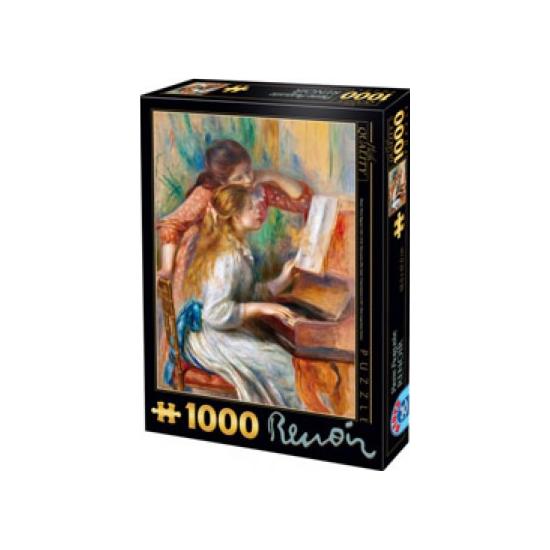 D-Toys Jeunes filles au piano Puzzle 1000 pièces