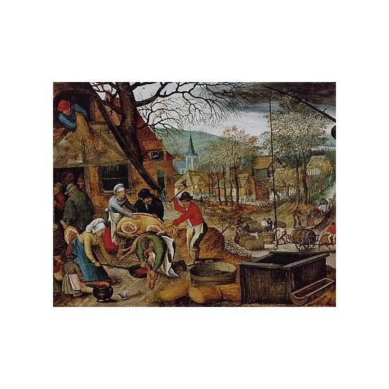 D-Toys Jeunes travaillant en automne Puzzle 1000 pièces