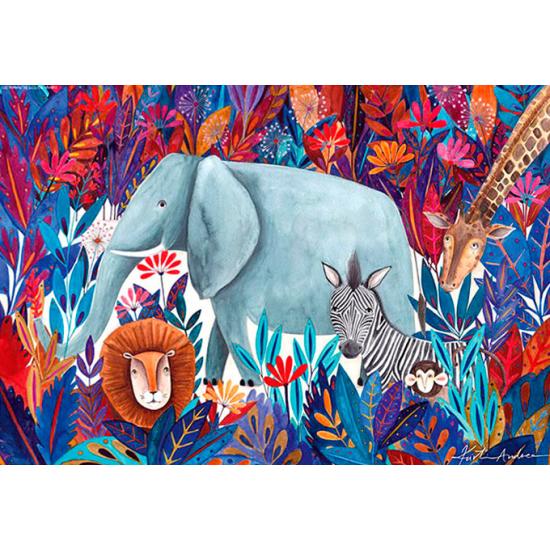 D-Toys Puzzle Jungle Africaine 1000 pièces