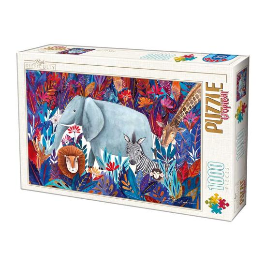 D-Toys Puzzle Jungle Africaine 1000 pièces