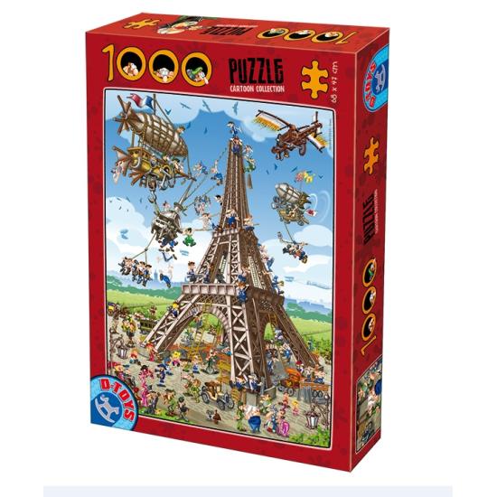 Puzzle D-Toys La Construction de la Tour Eiffel 1000 pièces Puzzle D-Toys La Construction de la Tour Eiffel 1000 pièces