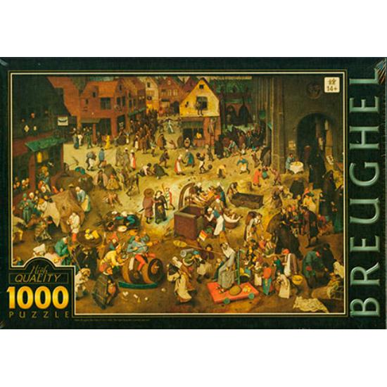 Puzzle D-Toys Le combat entre le carnaval et le jeûne de 1000 pi