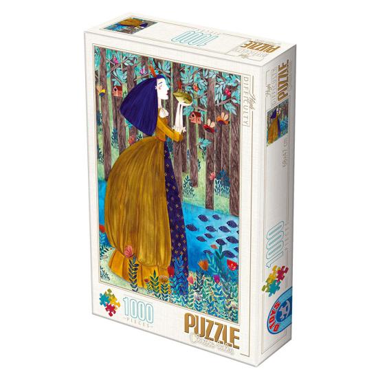 D-Toys Puzzle 1000 pièces La princesse et la grenouille