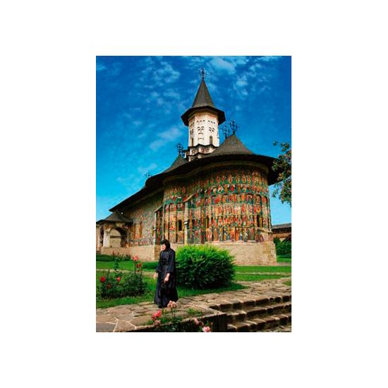 D-Toys Monastère de Sucevita, Roumanie Puzzle 1000 pièces