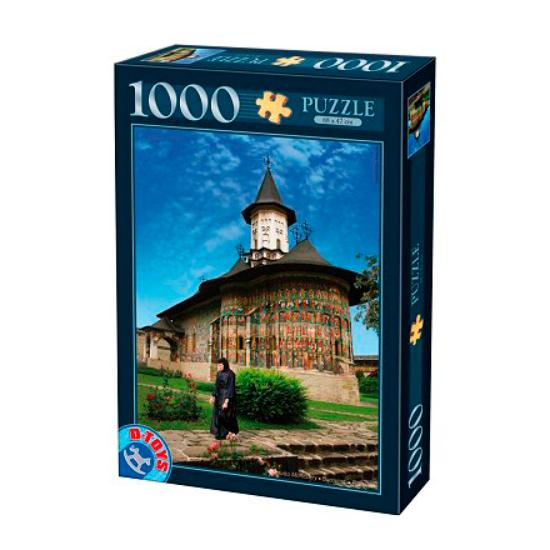 D-Toys Monastère de Sucevita, Roumanie Puzzle 1000 pièces