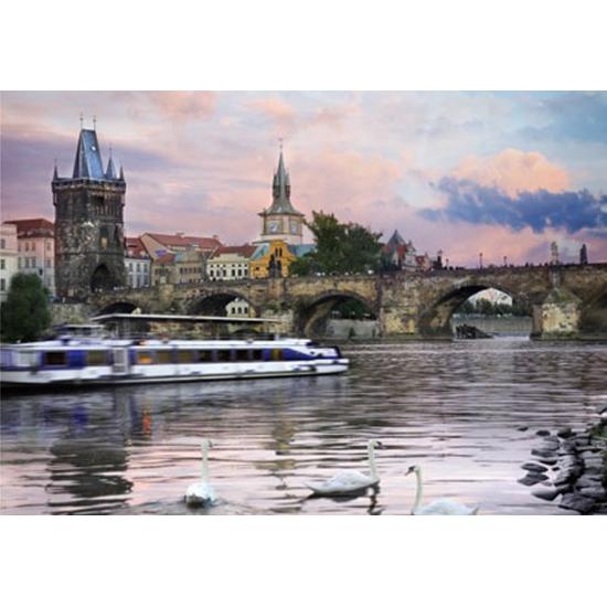 D-Toys Puzzle Boat Trip à Prague, République tchèque de 1000