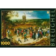 Puzzle 1000 pièces Cortège de mariage D-Toys