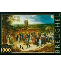 Puzzle 1000 pièces Cortège de mariage D-Toys