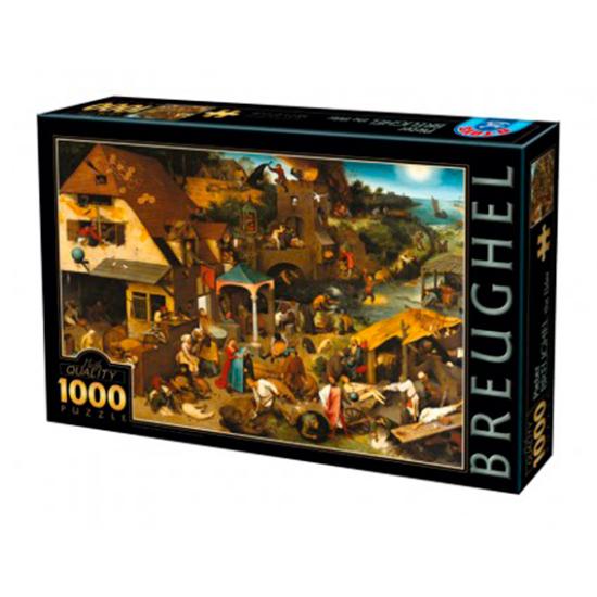 D-Toys Puzzle Proverbes hollandais 1000 pièces