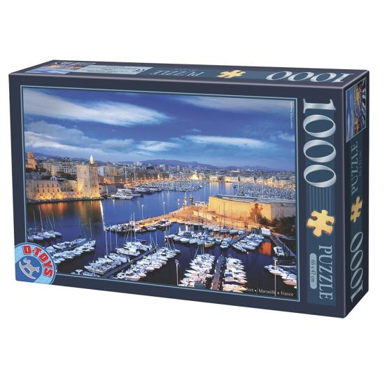 D-Toys Port de Marseille, France Puzzle 1000 pièces