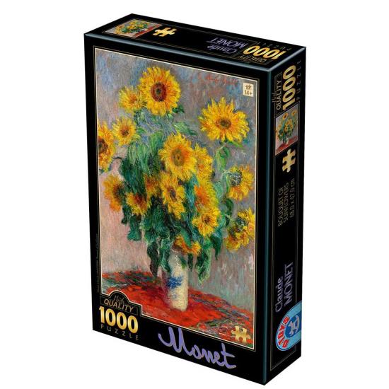 Puzzle 1000 pièces Bouquet de tournesols D-Toys