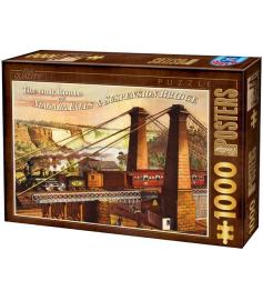 D-Toys Unique Road to Niagara Falls Puzzle de 1000