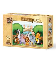 Puzzle en bois Art Puzzle Bienvenue au Zoo 100 pièces