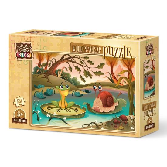 Puzzle en Bois Art Puzzle Compis de Lago 50 Pcs